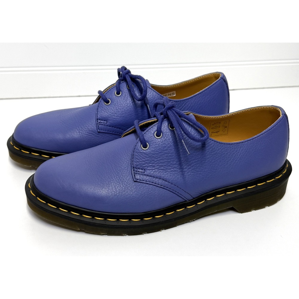 Dr Martens 1461 Hug Me Blueberry Leather Oxford Shoes Mens 8 Womens 9 Rare